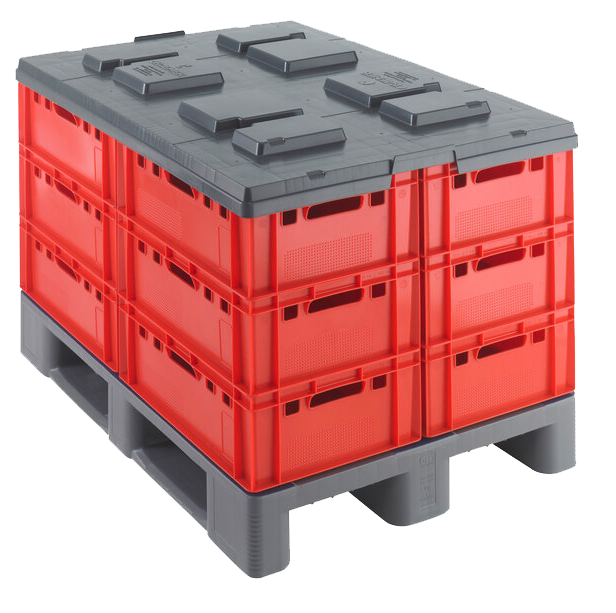 Plastpall lock 1200x800 mm